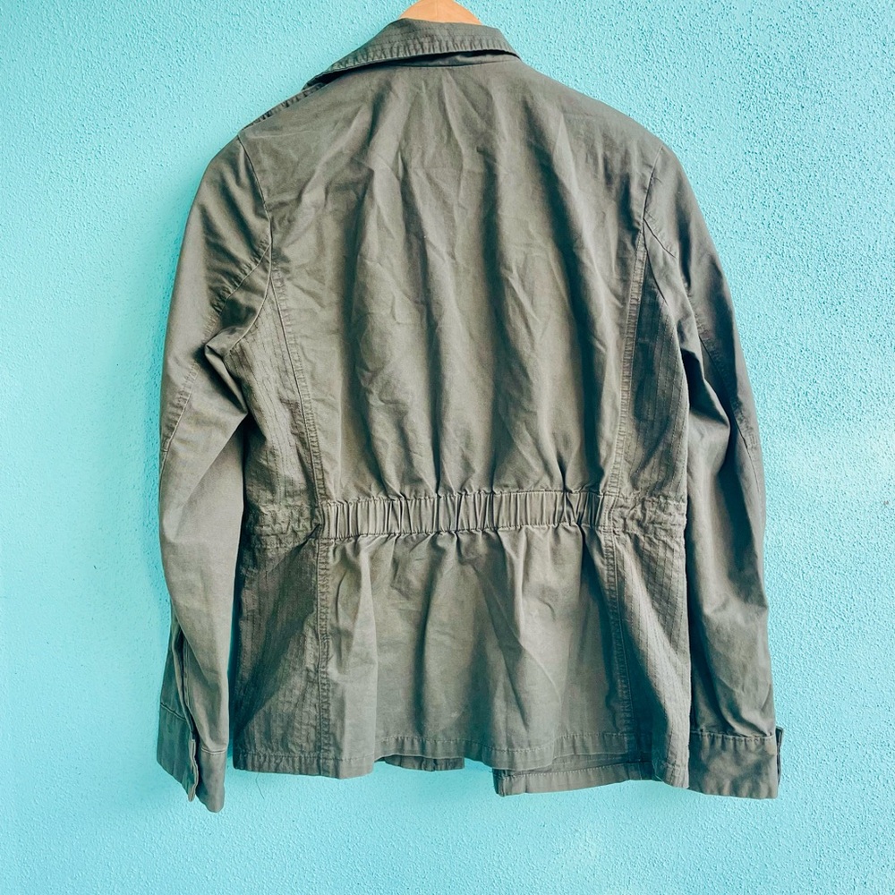 Olive Green Utility Jacket - Picture 3 of 7